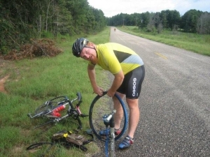 Puncture No.4 - my last of the trip