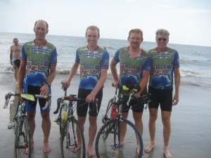 Dan, Brian, Russ and Walt - all rode Pacific to Atlantic