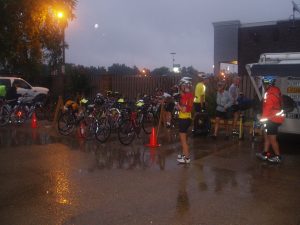 A very wet start to day 24
